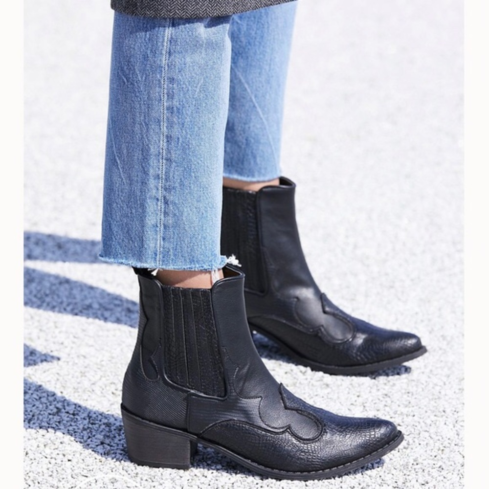 Free People Matisse Cavalier Western Boots - Picture 1 of 13